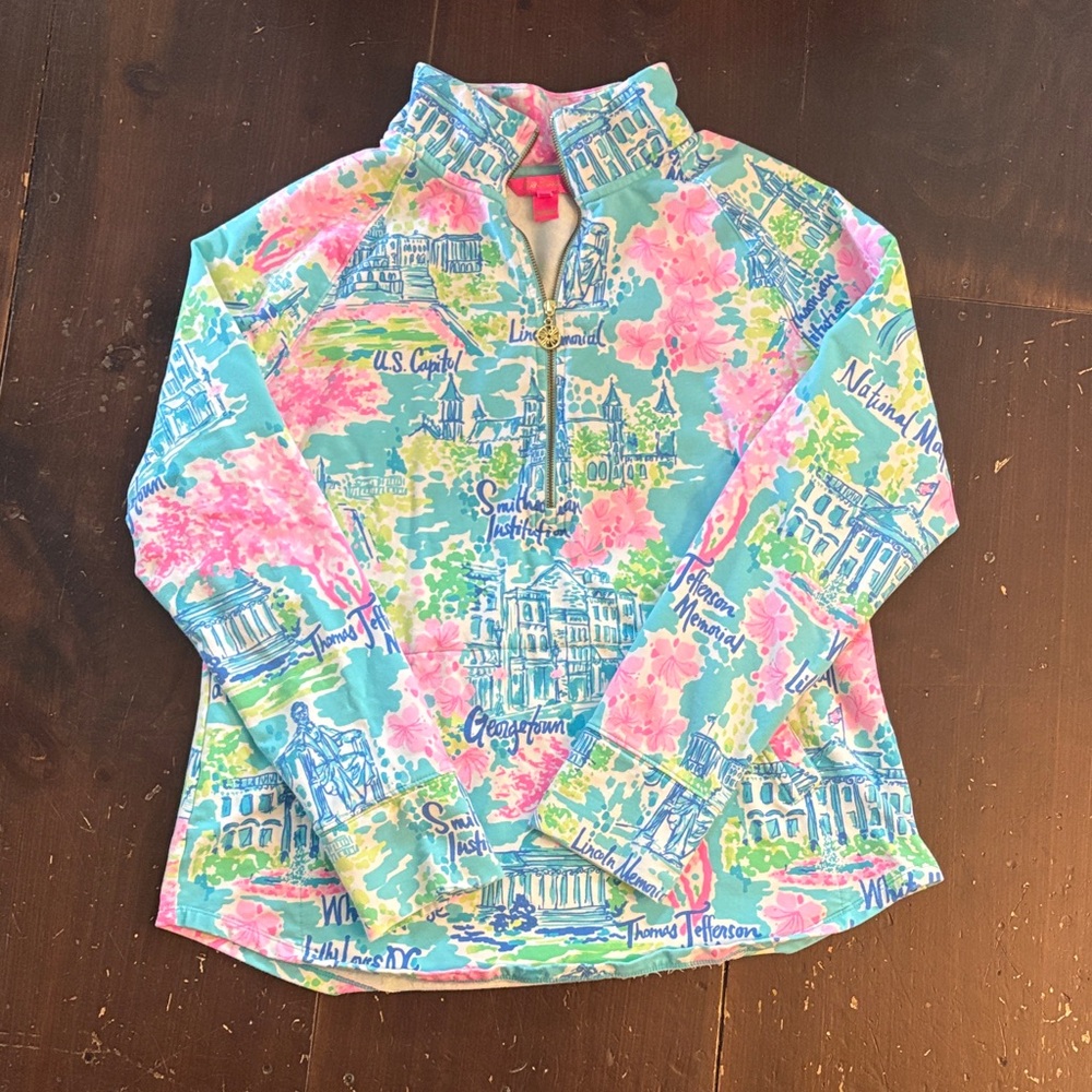 Lilly Loves DC Quarter-Zip Pullover